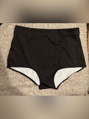 Devil Walking Black Rave Booty Bottoms. Size M